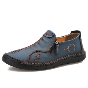 Men’s Casual Low-Top Shoes Non-slip Lightweight for Outdoor Walking Autumn Winter Handmade Leisure Comfort Casual Style