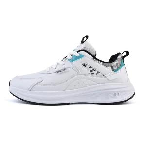 Men’s Casual PU Lace Running Shoes OEM ODM Lightweight Cushioned Anti-Odor for Winter Summer Autumn Spring
