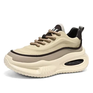 Men’s Casual Running Sneakers Comfortable Breathable Autumn Walking Anti Skid Chunky Shoes