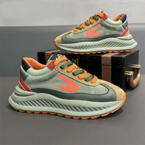 Men’s Casual Running Sneakers New Breathable Chunky Shoes with Comfort Walking Style