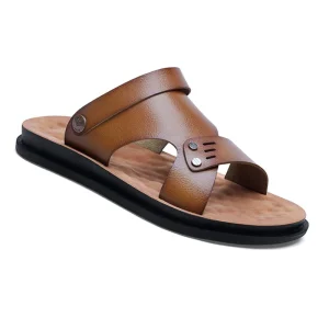 Men’s Casual Sandals Leather Summer Beach Shoes