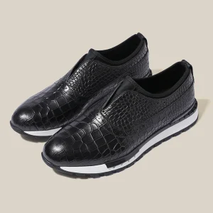 Men’s Casual Shoes Breathable Genuine Cowhide Dress Sneakers