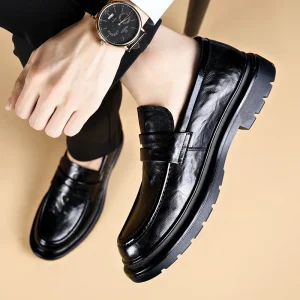 Men’s Casual Shoes Moccasin Walking Style Dress Shoes & Oxford Outdoor Breathable Dress Shoes