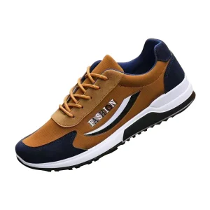 Men’s Casual Shoes New Style Men’s Travel Shoes Breathable Thick-Soled Korean-Style Trendy Men’s Shoes