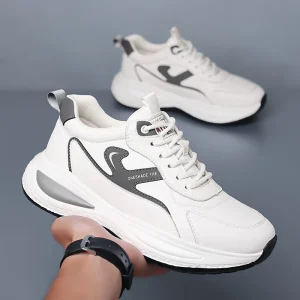 Men’s Casual Shoes Spring Autumn Winter Summer Two Ply Cowhide Thick Bottom Comfortable Fitness Walking