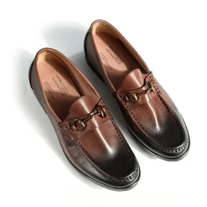 Men’s Casual Shoes in Leather 1 Pair Italy Men Casual Shoes Slip on Soft Walking Shoes Breathable Leather Footwear