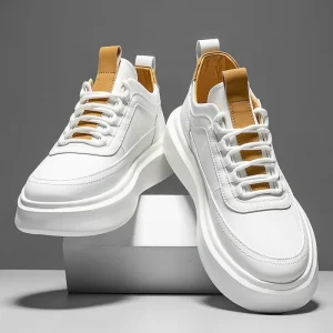Men’s Casual Shoes with High Soft EVA Outsole Breathable Mesh Upper Lace Up Closure All Seasons