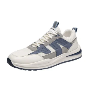 Men’s Casual Sneakers Breathable Fitness Walking Shoes with Mesh Lining for Winter Fur Upper