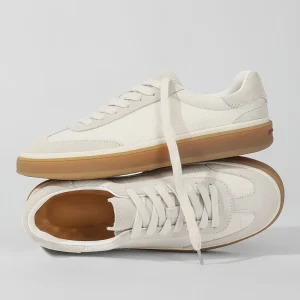 Men’s Casual Sneakers Genuine Leather Outdoor Breathable Soft Sole Walking Shoes