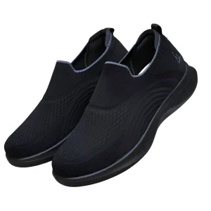 Men’s Casual Sneakers Spring New Fashion Chunky Solid Breathable Soft Sole Wear-Resistant Slip-On Dad Shoes
