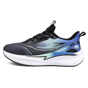 Men’s Casual Sports Running Shoes Ultra Light Breathable Soft Sole with Anti Slip Shock Absorption for Students Men Sneakers