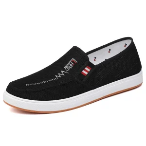 Men’s Casual Sports Shoes Breathable Canvas with Cotton Fabric Lining Fashion Trend