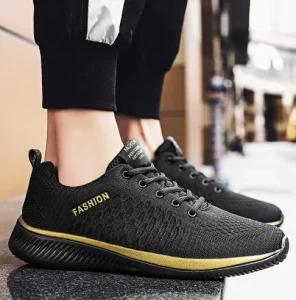 Men’s Casual Sports Shoes, Daily Casual Sports Shoes, Size 36-50, Autumn Outdoor Running Shoes, Mesh Fabric