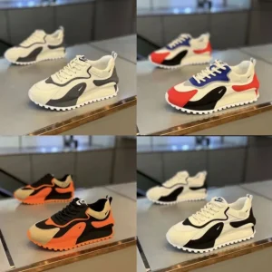 Men’s Casual Sports Shoes Fashionable Light with Lace up Running Shoes and Lightweight Walking Shoes