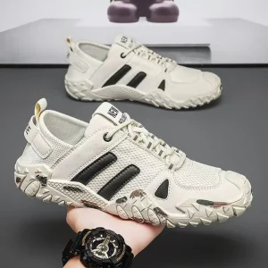 Men’s Casual Sports Shoes Mesh Breathable Soft Sole Comfortable Outdoor Design