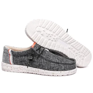 Men’s Casual Walking Loafer Sneakers Comfortable EVA Canvas Shoes