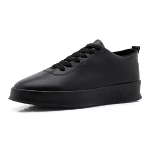Men’s Casual White Sneakers Anti Slip Breathable PU Upper Casual Shoes for Men Support Customization