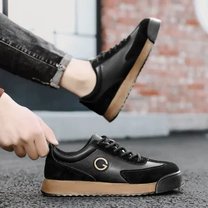 Men’s Casual and Fashionable Skateboard Shoes with Anti slip Sole White Men’s Sports Shoes