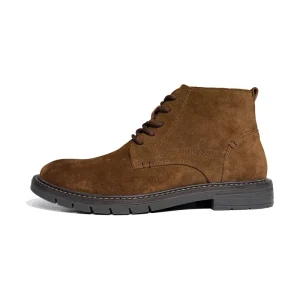 Men’s Classic Dress Casual Round Toe Lace-Up Chukka Boots Winter Autumn 2.0
