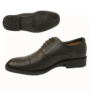 Men’s Classic Formal Oxford Dress Shoes with Lace up Closure Black Slip On Closed Toe Design for Autumn Weddings
