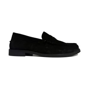Men’s Classic Penny Loafers Slip On Lightweight Solid Dress Shoes with Microfiber Upper and Rubber Outsole