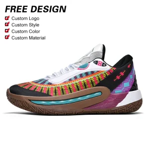 Men’s Comfortable Basketball Shoes with Mesh Upper and Rubber Outsoles Casual Sport Shoes for All-Season Use