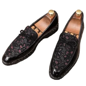 Men’s Comfortable Formal Dress Shoes Anti-Slippery Fashion Business Footwear for Spring Summer Autumn