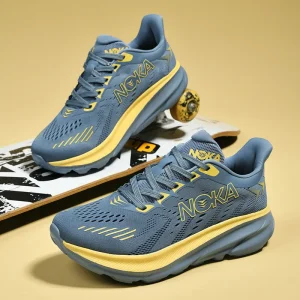 Men’s Comfortable Sneakers Non Slip PVC Insole with Chunky Soles Mesh Lining Fashionable Running Shoes for Spring Summer Autumn