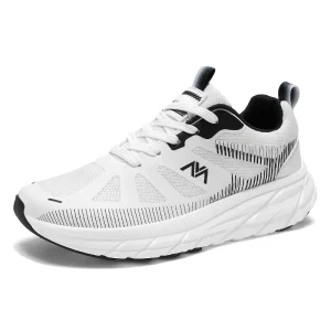 Men’s Comfortable Soft Casual Chunky Shoes Anti Slip Sports Sneakers Running Jogging Tennis Wide Last Sole Walking Style All
