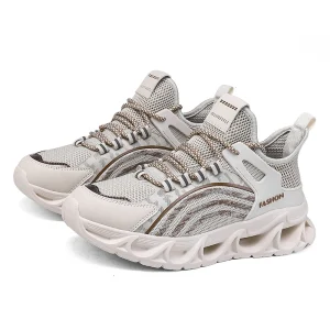 Men’s Comfortable Soft Lace Up Casual Sports Shoes Fashionable Lightweight Design for Outdoor Running and Walking Chunky Style