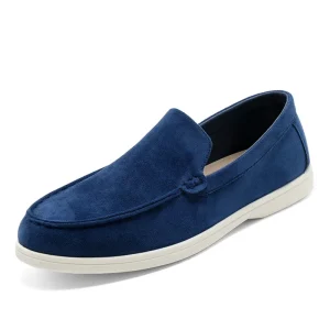 Men’s Comfortable Suede Leather Dress Shoes New Fashion Casual Business Loarf Shoes Light Feature