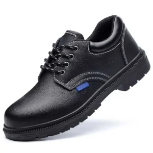 Men’s Construction Comfortable Light Weight Low Cut Steel Toe Breathable Slip Resistant Waterproof Leather Safety Work Winter
