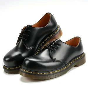 Men’s Cowhide Leather Lace-up Safety Shoes with Steel Toe Durable Casual Working & Walking Derby PU Outsole