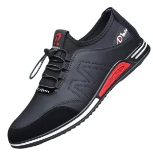 Men’s Crocodile Grain Heightening Casual Shoes Comfortable Breathable Soft Bottom
