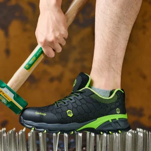 Men’s Cross border Labor Protection Shoes KPU Upper Anti Smashing Puncture Proof Steel Toe Cap Wear Resistant Safety Shoes