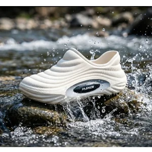 Men’s Custom Outdoor Slip-On Classic Casual Fashion Toe Sandals EVA Upper Solid Pattern Anti-Slippery Breathable Soft Comfort