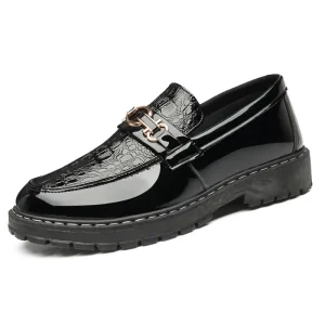 Men’s Designer Dress Shoes Slip On Business Oxfords Boots Breathable for All Seasons