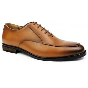 Men’s Dress Shoes Business PU Leather Office Wedding Camel Derby Formal Shoes for Men Factory