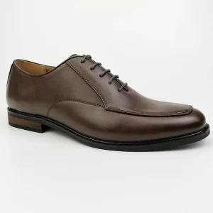 Men’s Dress Shoes Business PU Leather Slip on Brown Formal Mens Shoes