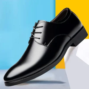 Men’s Dress Shoes Formal Fashion Elegant Wedding Leather Shoes Man Business Office Flats Oxfords for Men