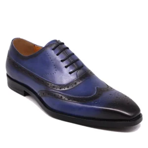 Men’s Dress Shoes Office Elegant Style Genuine Leather Men’s Luxury Business Office Formal Wedding Shoes