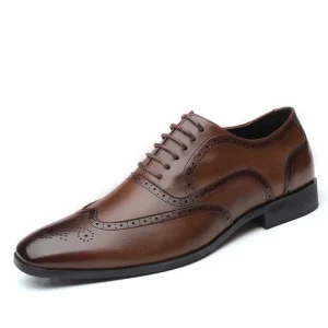 Mens Dress Shoes & Oxfords Formal Lacing Plus Size 37 48 Casual Leather for Wedding Meetings & Work Classic Single Suit Style