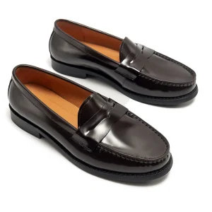 Men’s Dress Shoes Spring Summer Retro Oxford Loafers Comfortable Breathable Genuine Leather Slip-On Rubber Outsole Office Career