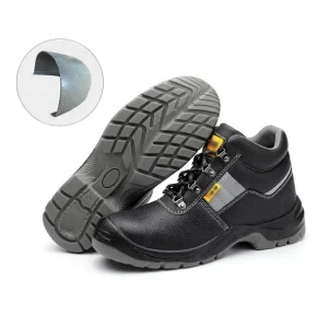 Men’s ESD Genuine Leather S3 Industrial Safety Shoes Steel Toe Anti Impact Anti puncture Slip Resistant Security Summer Winter