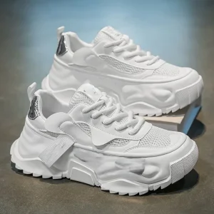 Men’s European Style Sports Casual Platform Shoes Chunky Sneakers