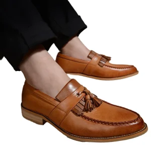 Men’s Fashion Casual Tassels British Style Formal Dress Men Shoes Business Shoes Wedding Mens Party Shoe