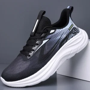 Men’s Fashion Lightweight Running Shoes for Spring Summer New Cushioning Sports Sneakers Versatile Casual Running Shoes Style