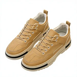 Men’s Fashion Sneakers for Spring and Autumn Light Weight Genuine Leather Lining Versatile Work Casual Shoes