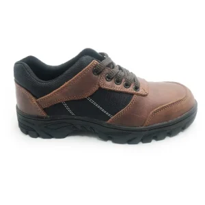 Men’s Fashion Work Shoes Construction Safety Shoes Durable Comfortable Brown Safety Nubuck Work Steel Toe Boots for Men
