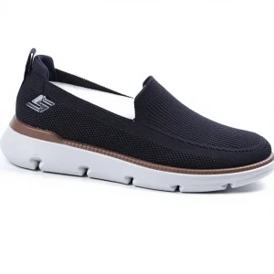 Men’s Fly Knitting Textile Upper Lightweight Spring Summer Autumn Slip On Walking Shoes Breathable Mesh Lining Fashion Trend